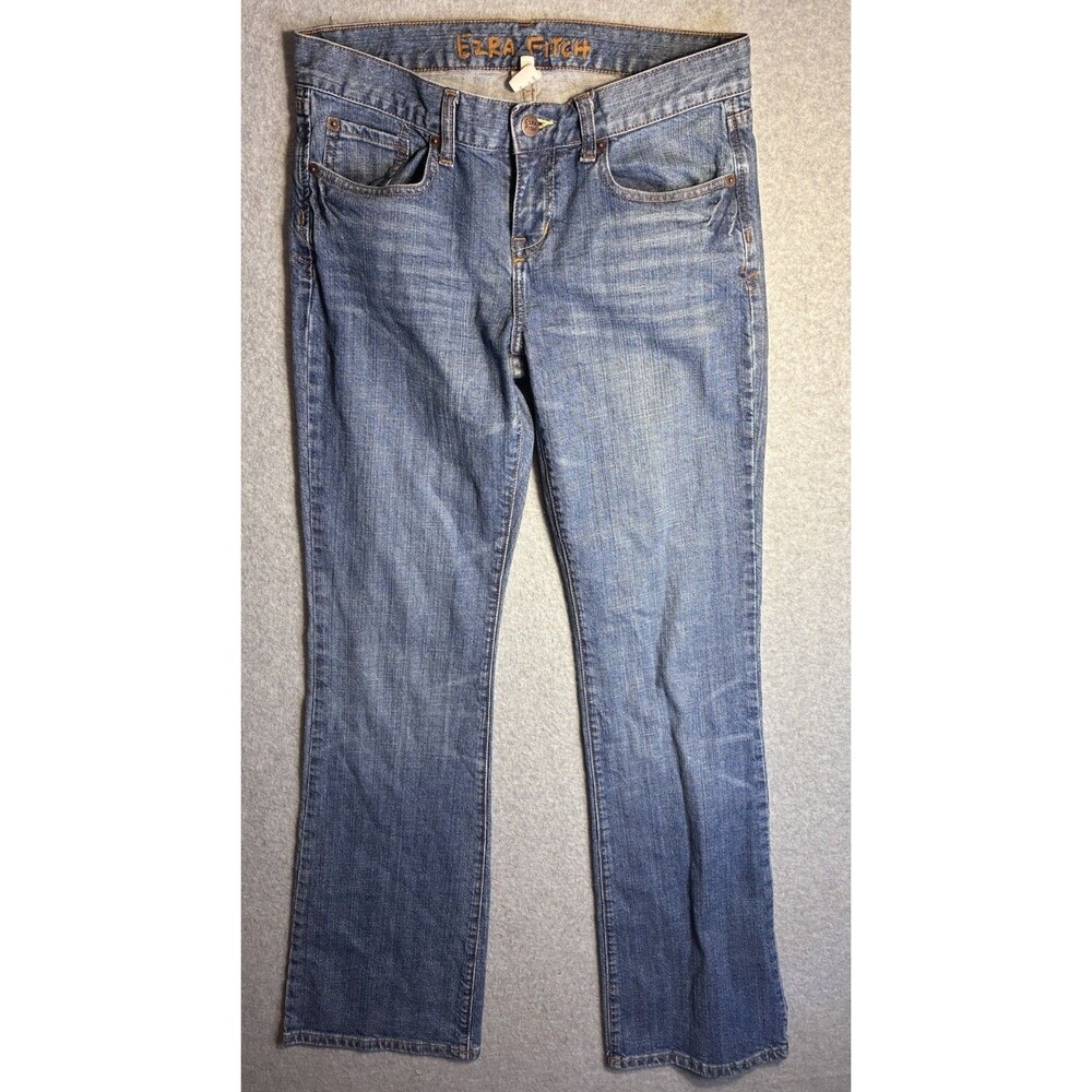 Ezra Fitch Jeans W Sz 29 Vintage Blue Color Low Mid Rise Bootcut Light Wash